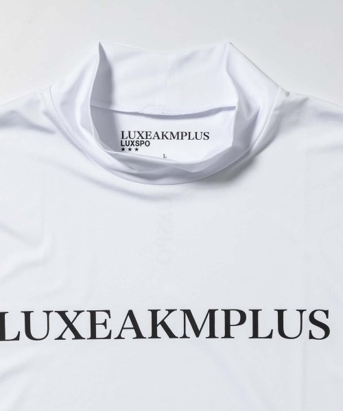 LUXEAKMPLUS(LUXEAKMPLUS)/LUXEAKMPLUS(リュクスエイケイエムプラス)ゴルフ ベーシックロゴモックネック半袖Tシャツ【ゴルフ】/img26