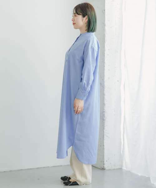 ITEMS URBANRESEARCH(アイテムズ アーバンリサーチ（レディース）)/『UR TECH WORKLUXE』バンドカラーデニムワンピース/img28