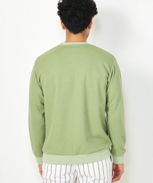 DISTINCTION MEN'S BIGI(ディスティンクションメンズビギ)/ブークレーヘリンボンクルーネックカットソー/img10