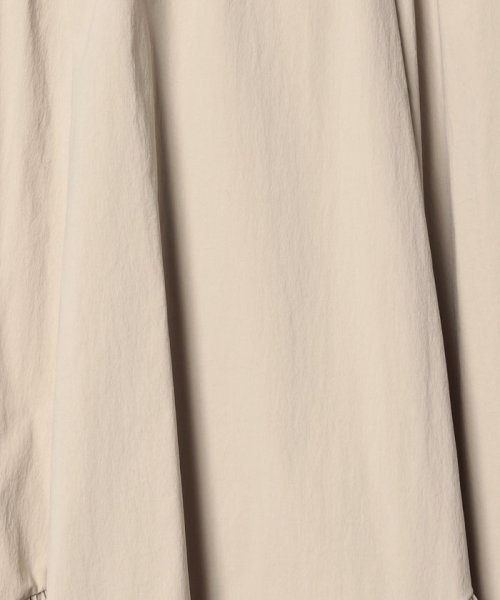 バイヤス切替ギャザースカート 手洗い可能です フィッティングモデル 詳細画像 165cm B73 W61 H85　着用サイズ：02