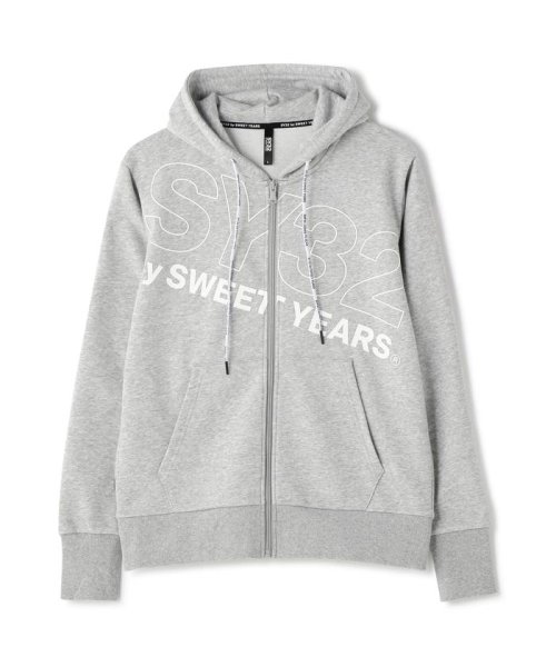 RoyalFlash(ロイヤルフラッシュ)/SY32 by SWEETYEARS /エスワイサーティトゥバイ スィートイヤーズ/SLASH BIG LOGO ZIP HOODIE/img07