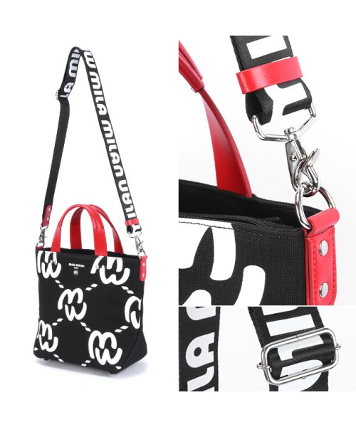 ミラミラン トートバッグ ミニトート ショルダーバッグ メンズ レディース ブランド ファスナー付き 小さめ 撥水 mila milan 259711 ミラ ミニトート mila milan