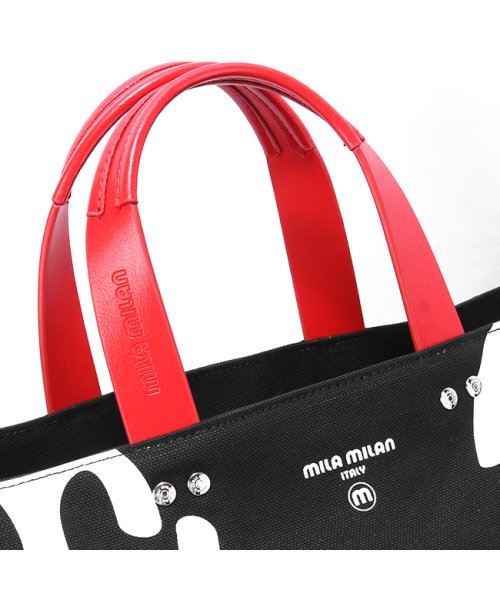 ミラミラン トートバッグ メンズ レディース ブランド ショルダー ファスナー付き 撥水 A4 B4 2WAY mila milan 259712 ミラ mila milan