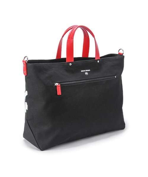 ミラミラン トートバッグ メンズ レディース ブランド ショルダー ファスナー付き 撥水 A4 B4 2WAY mila milan 259712 ミラ mila milan