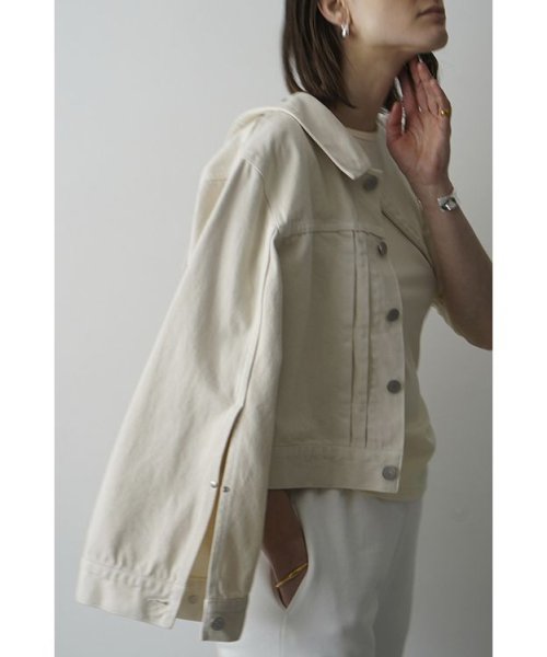 CLANE(クラネ)/BELL SLEEVE COMPACT JEAN JACKET/img01