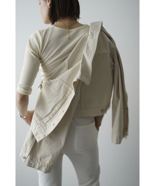 BELL SLEEVE COMPACT JEAN JACKET 