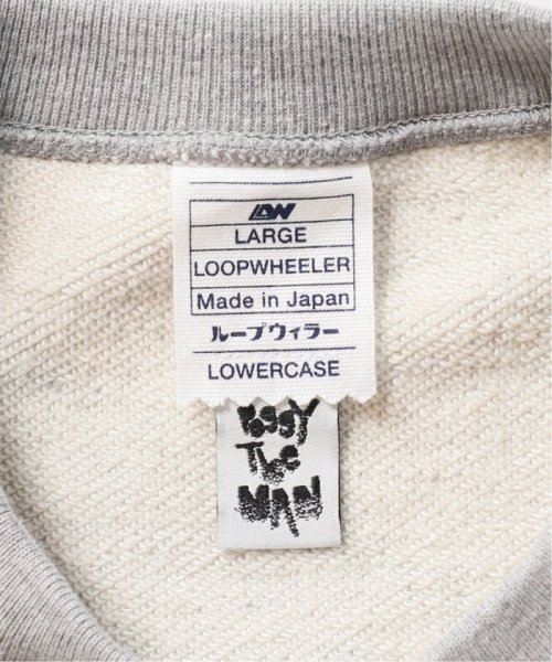 EDIFICE(エディフィス)/【LOOPWHEELER for LOWERCASE × POGGYTHEMAN】別注 クルーネックスウェット/img19