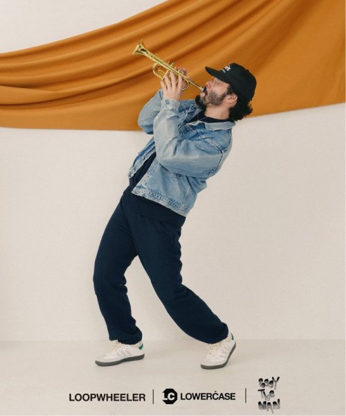 【LOOPWHEELER for LOWERCASE × POGGYTHEMAN】別注 スウェットパンツ LOOPWHEELER LOWERCASE POGGYTHEMAN for 別注 ループウィラー