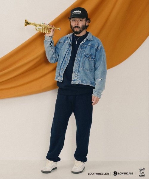 【LOOPWHEELER for LOWERCASE × POGGYTHEMAN】別注 スウェットパンツ LOOPWHEELER LOWERCASE POGGYTHEMAN for 別注 ループウィラー