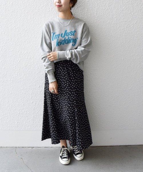 SHIPS any WOMEN(シップス　エニィ　ウィメン)/【SHIPS any別注】THE KNiTS: デザイン ロゴ スウェット/img46