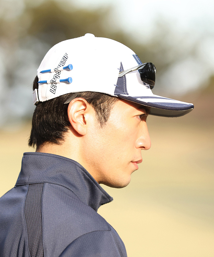 ≪ゴルファーズ≫キャップ (ラウンディッシュ芯/サングラス差し込み