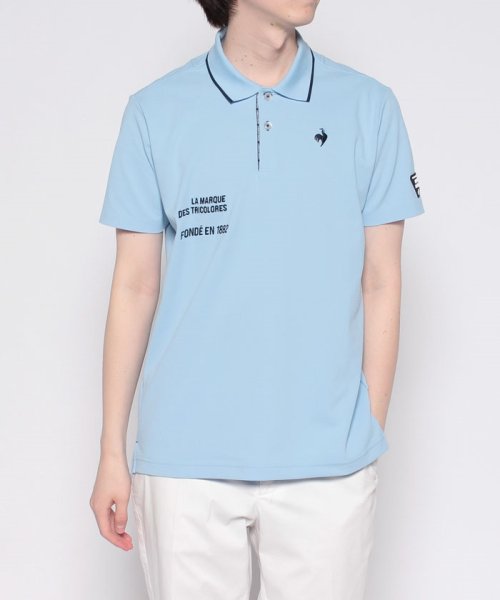 le coq sportif GOLF (ルコックスポルティフ（ゴルフ）)/ベーシック半袖ポロシャツ (吸汗速乾/ストレッチ/UV CUT(UPF50)/WH00のみKEEP CLEAN)【アウトレット】/img09