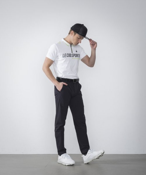 le coq sportif GOLF (ルコックスポルティフ（ゴルフ）)/【RIJOUME/リジューム】ハーフジップ半袖ポロシャツ (吸汗速乾/ストレッチ/DESCENTE ECO/再生材料使用型【【アウトレット】/img21