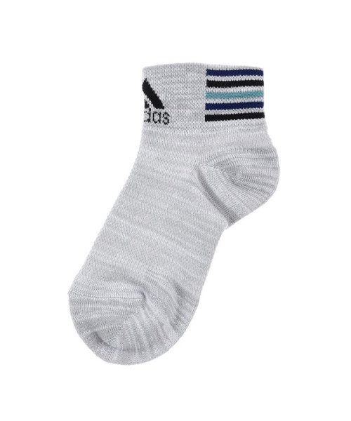 adidas(adidas)/福助 公式 靴下 キッズ レディース adidas (アディダス) 3足組 消臭加工 バックボーダー柄 ショート丈 123－13b8<br>子供 フクスケ fu/img04