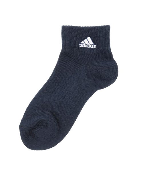 adidas(adidas)/福助 公式 靴下 キッズ レディース adidas (アディダス) 3足組 ロゴ ショート丈 123－13v2<br>子供 フクスケ fukuske/img05