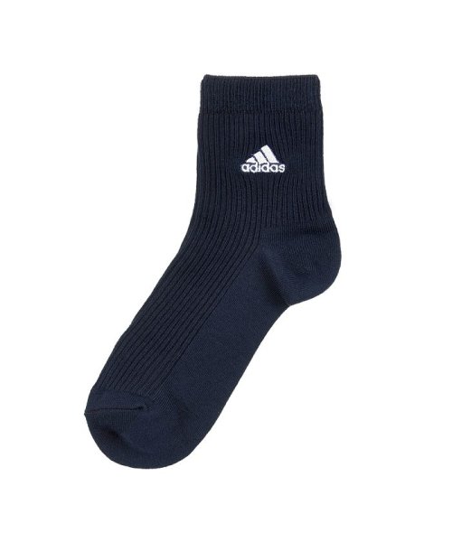 Adidas(アディダス)/福助 公式 靴下 キッズ レディース adidas (アディダス) 3足組 つま先かかと補強 リブ クルー丈 123－13v3<br>子供 フクスケ fukus/img05