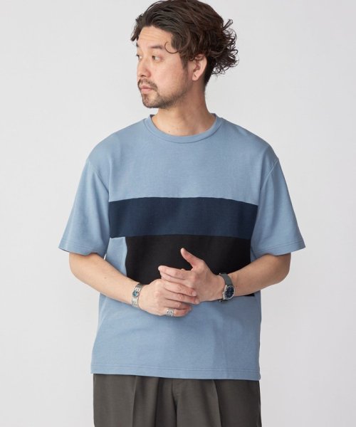 SHIPS MEN(シップス　メン)/SHIPS: カラー ブロック パネル クルーネック Tシャツ/img01
