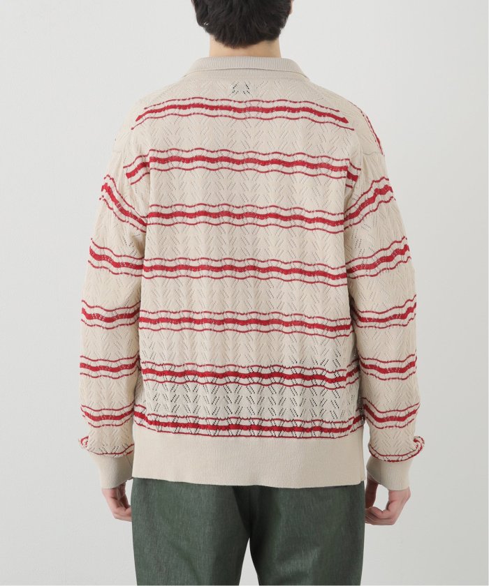 ALLEGE / アレッジ】OPENWARK BORDER CARDIGAN(505232305) | パルプ