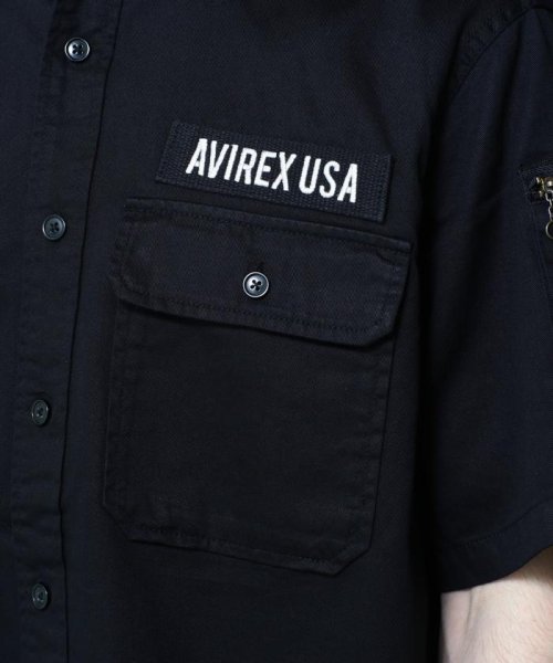 AVIREX(AVIREX)/BASIC FATIGUE SHORT SLEEVE SHIRT / ベーシック ファティーグ 半袖 シャツ/img05