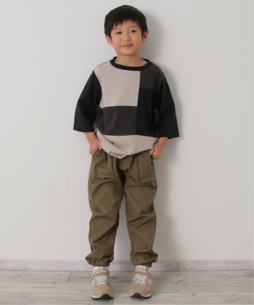 ikka kids(イッカ　キッズ)/7分袖リップル切り替えTシャツ（120〜160cm）/img05