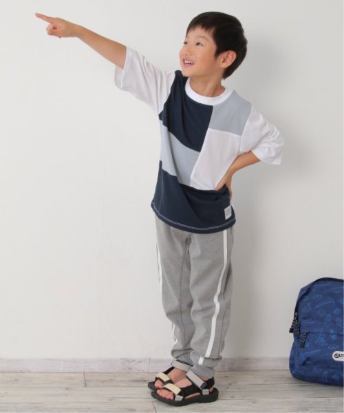 ikka kids(イッカ　キッズ)/7分袖リップル切り替えTシャツ（120〜160cm）/img06
