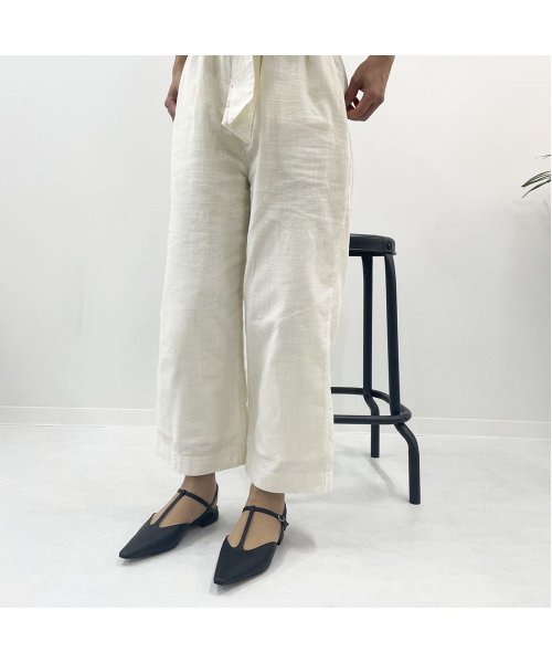 ポインテッドトゥTストラップパンプス 本革 T1405541254(10797円)