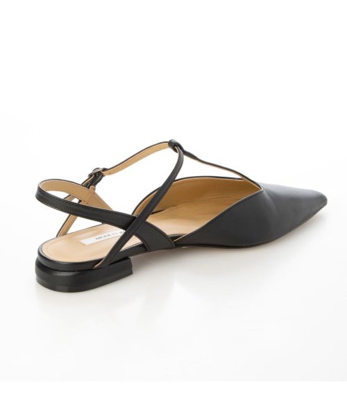 ポインテッドトゥTストラップパンプス 本革 T1405541254(10797円)