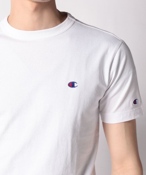 CHAMPION(チャンピオン)/【Champion】 チャンピオン ワンポイント ロゴ付き メンズ ベーシック ショートスリーブTシャツ/半袖Tシャツ/【USAコットン】/定番/ユニセックス/img03