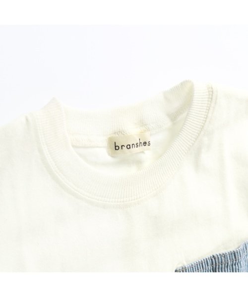 BRANSHES(ブランシェス)/デニムポケット半袖Tシャツ/img03