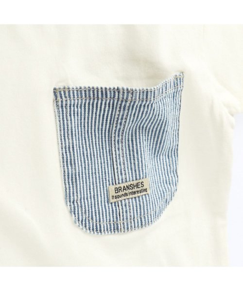 BRANSHES(ブランシェス)/デニムポケット半袖Tシャツ/img04