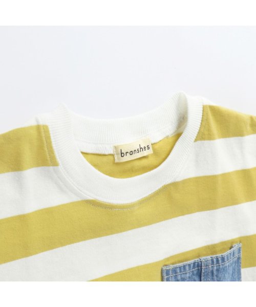 BRANSHES(ブランシェス)/デニムポケット半袖Tシャツ/img11