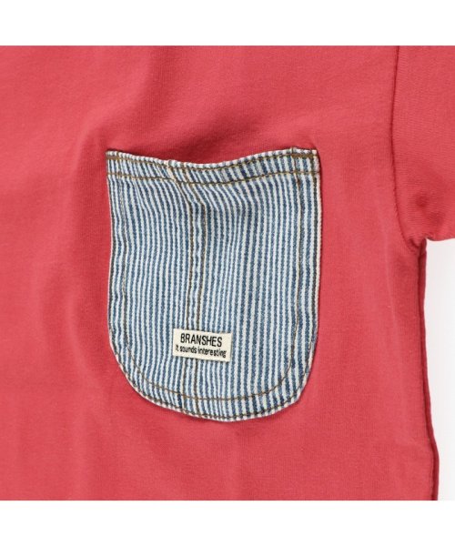 BRANSHES(ブランシェス)/デニムポケット半袖Tシャツ/img27