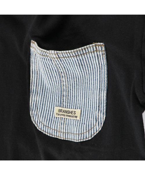 BRANSHES(ブランシェス)/デニムポケット半袖Tシャツ/img33