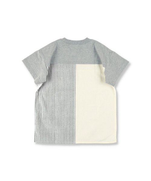 BRANSHES(ブランシェス)/異素材切替半袖Tシャツ/img10