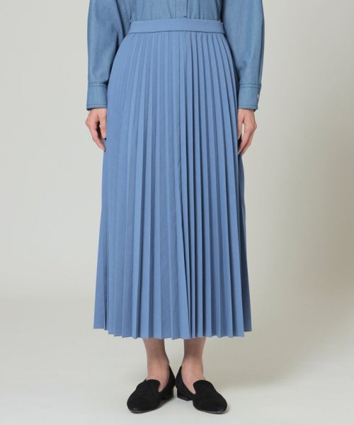 【L】デニムライクプリーツスカート 【L】デニムライクプリーツスカート 【L】デニムライクプリーツスカート SK1312511013(10010円)