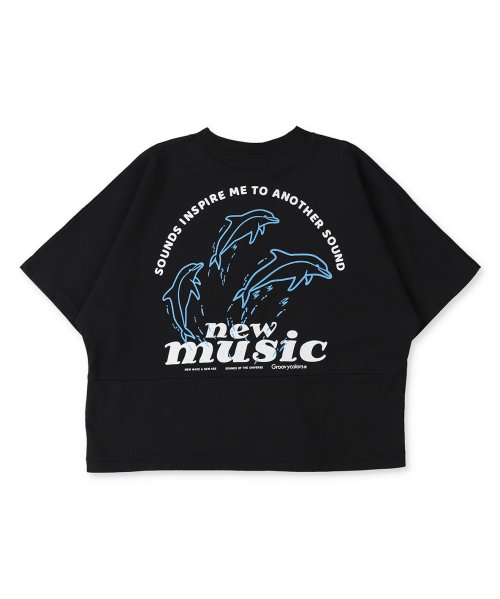 GROOVY COLORS(グルービーカラーズ)/天竺 DOLPHIN WIDE シルエット Tシャツ/img01