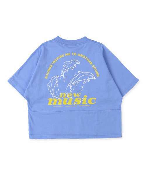 GROOVY COLORS(グルービーカラーズ)/天竺 DOLPHIN WIDE シルエット Tシャツ/img02