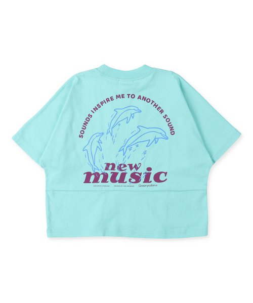GROOVY COLORS(グルービーカラーズ)/天竺 DOLPHIN WIDE シルエット Tシャツ/img03