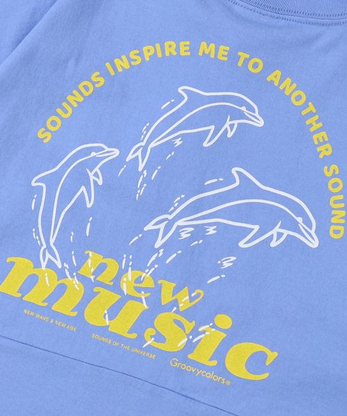 GROOVY COLORS(グルービーカラーズ)/天竺 DOLPHIN WIDE シルエット Tシャツ/img08