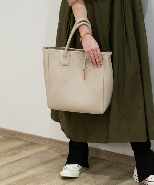 UNGRID bag(アングリッド　バッグ)/本革シュリンクレザー A4 トートバッグ/img08