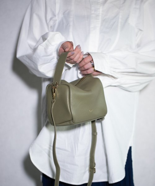 UNGRID bag(アングリッド　バッグ)/本革　ワンハンドル　ボックスハンドバッグ　2WAY ミニショルダーバッグ/img12
