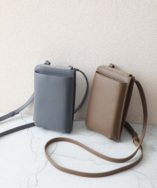 UNGRID bag(アングリッド　バッグ)/本革　スマートショルダーウォレット　お財布機能付きマルチ　ミニショルダーバッグ/img05