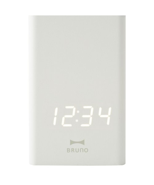 BRUNO(ブルーノ)/BRUNO ブルーノ 置時計 デジタル ペン立て ペンスタンドクロック PEN STAND CLOCK ホワイト グレー 白 BCA028/img05