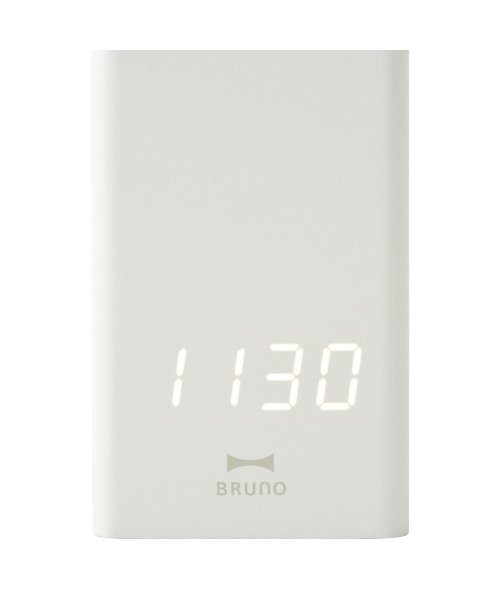 BRUNO(ブルーノ)/BRUNO ブルーノ 置時計 デジタル ペン立て ペンスタンドクロック PEN STAND CLOCK ホワイト グレー 白 BCA028/img06