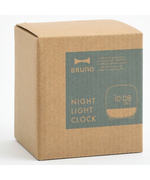 BRUNO(ブルーノ)/BRUNO ブルーノ 置時計 デジタル ナイトライトクロック NIGHT LIGHT CLOCK ネイビー ベージュ BCA029/img14