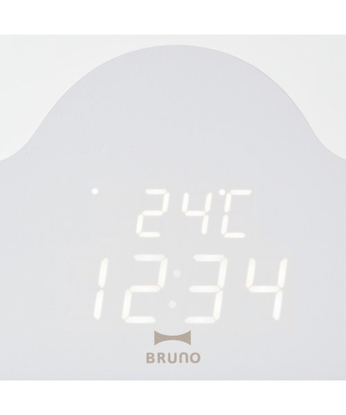 BRUNO(ブルーノ)/BRUNO ブルーノ 置時計 デジタル クラウドクロック CLOUD CLOCK ホワイト グレー 白 BCA030/img07