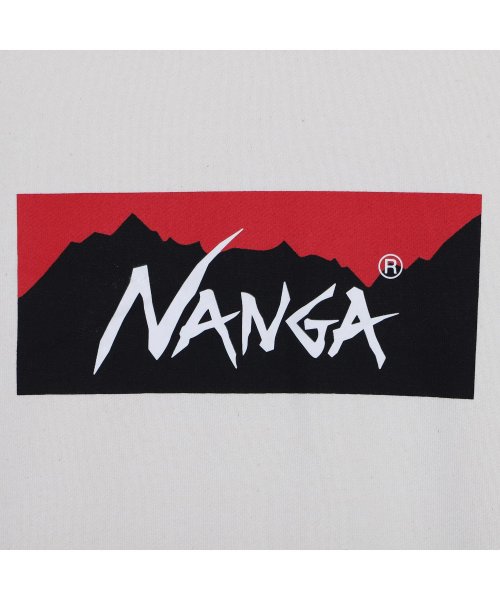 NANGA(ナンガ)/ NANGA ナンガ トレーナー スウェット エコ ハイブリット ボックスロゴ メンズ ECO HYBRID BOX LOGO SWEATSHIRT ホワイト /img05