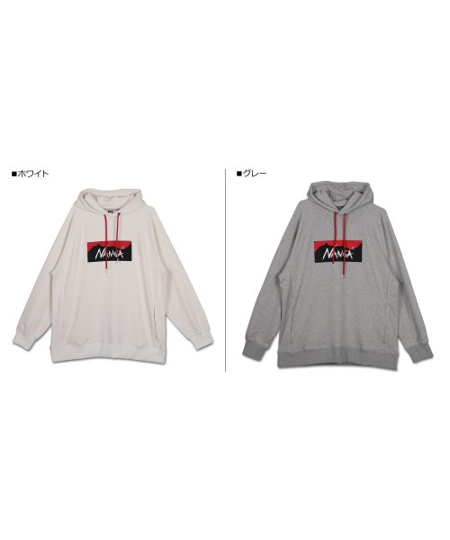 NANGA(ナンガ)/ NANGA ナンガ パーカー スウェット プルオーバー エコ ハイブリット ボックスロゴ フーディー メンズ ECO HYBRID BOX LOGO SWEA/img02