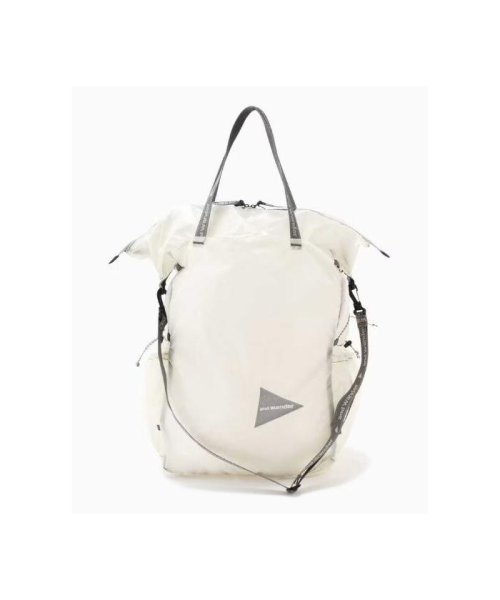 and wander/アンドワンダー　sil tote bag　シルトートバッグ and wander/アンドワンダー　sil tote