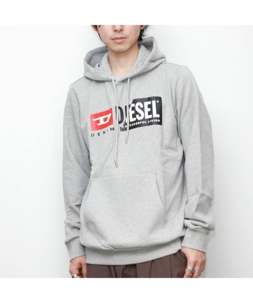 ディーゼル DIESEL S－GIRK－HOOD－CUTY パーカー メンズ フーディー トップス スウェット 長袖 トレーナー ロゴ プルオーバー ホワイト/ トップス OC1426872446(10868円)